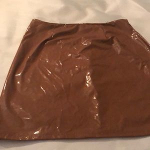 Latex inspired skirt